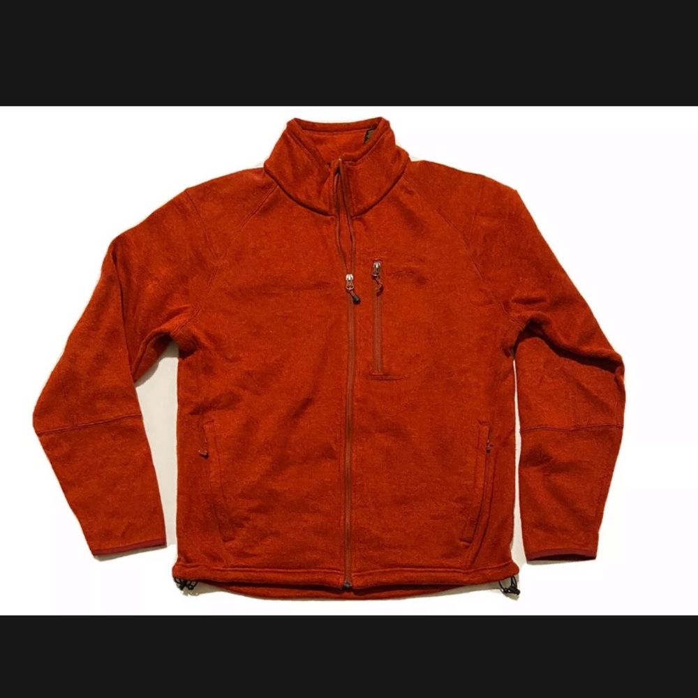 Men’s Orvis Trout Bum Fleece Zip Orange